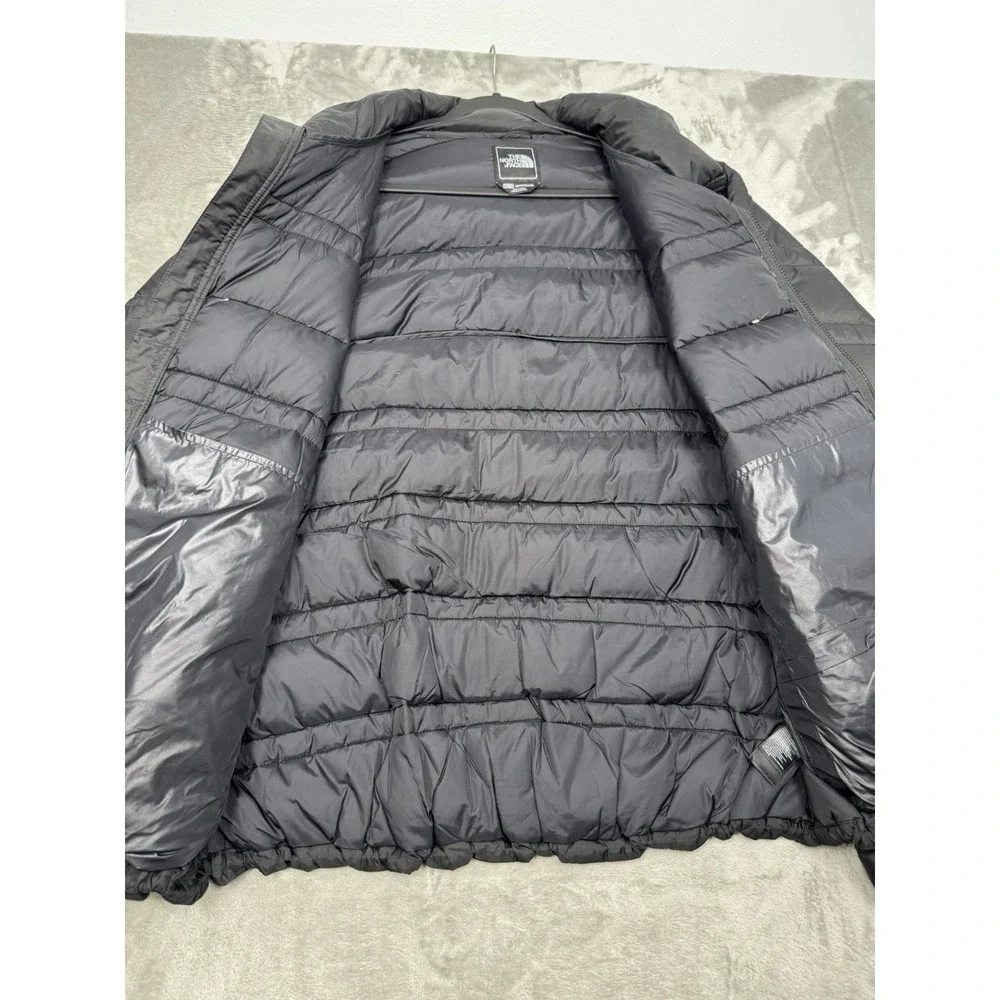 North Face 550 Puffer Jacket Mens XXL 2XL Black Goose Down Coat Hiking Trail